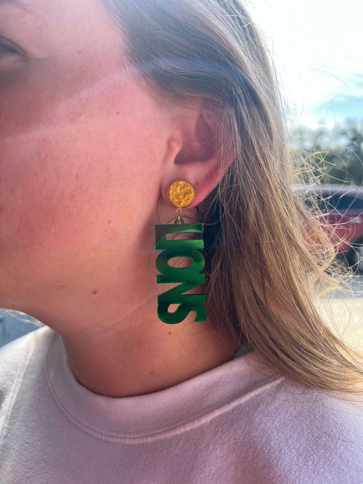 South Eastern Earrings - Green