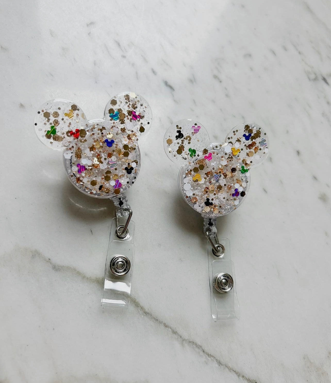 Mickey Mouse Glitter Badge Reel