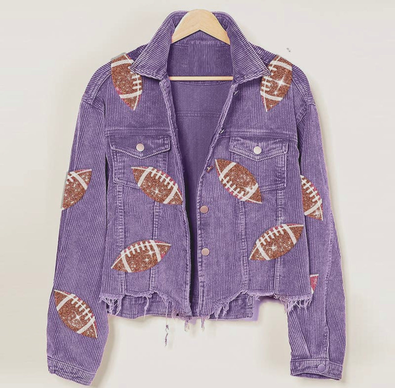 Purple Football Jacket