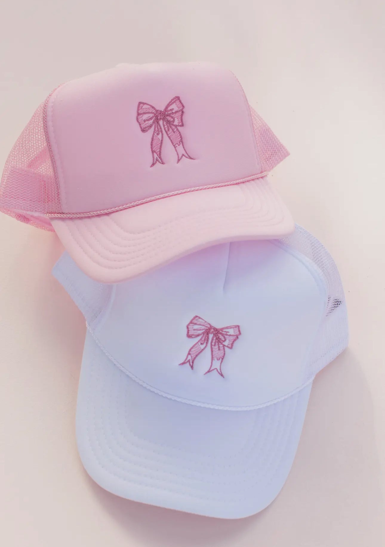 Pink Bow Trucker Hat