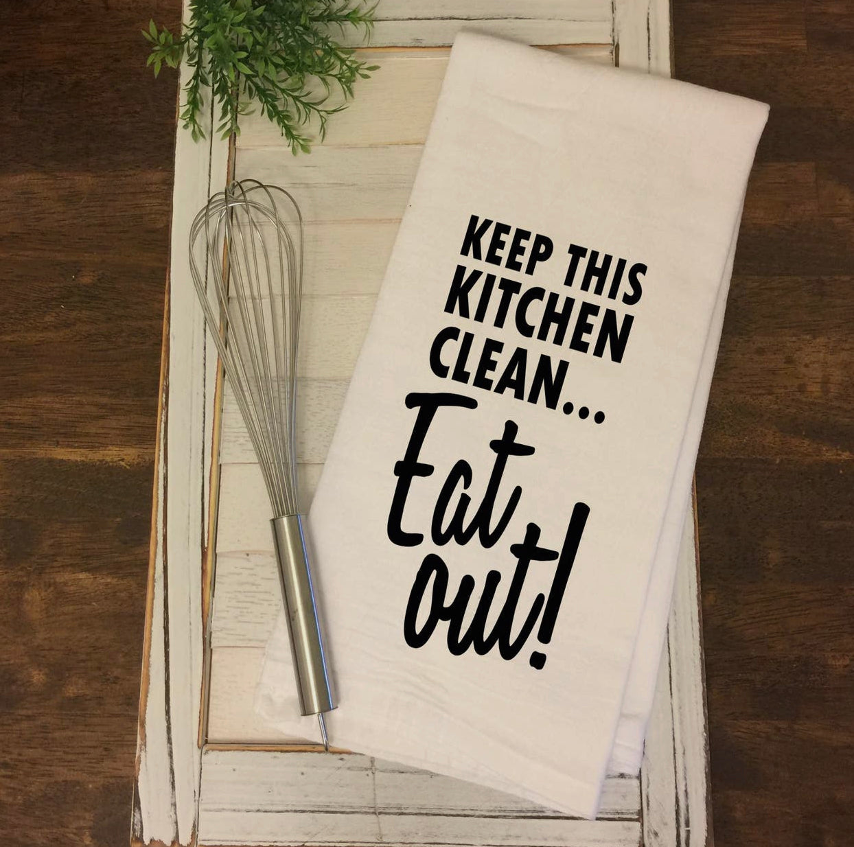 Eat Out Tea Towel