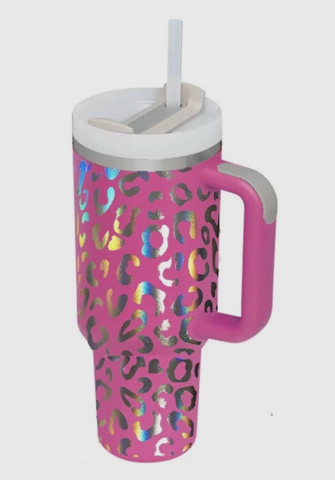 Pink Animal Hologram Tumbler