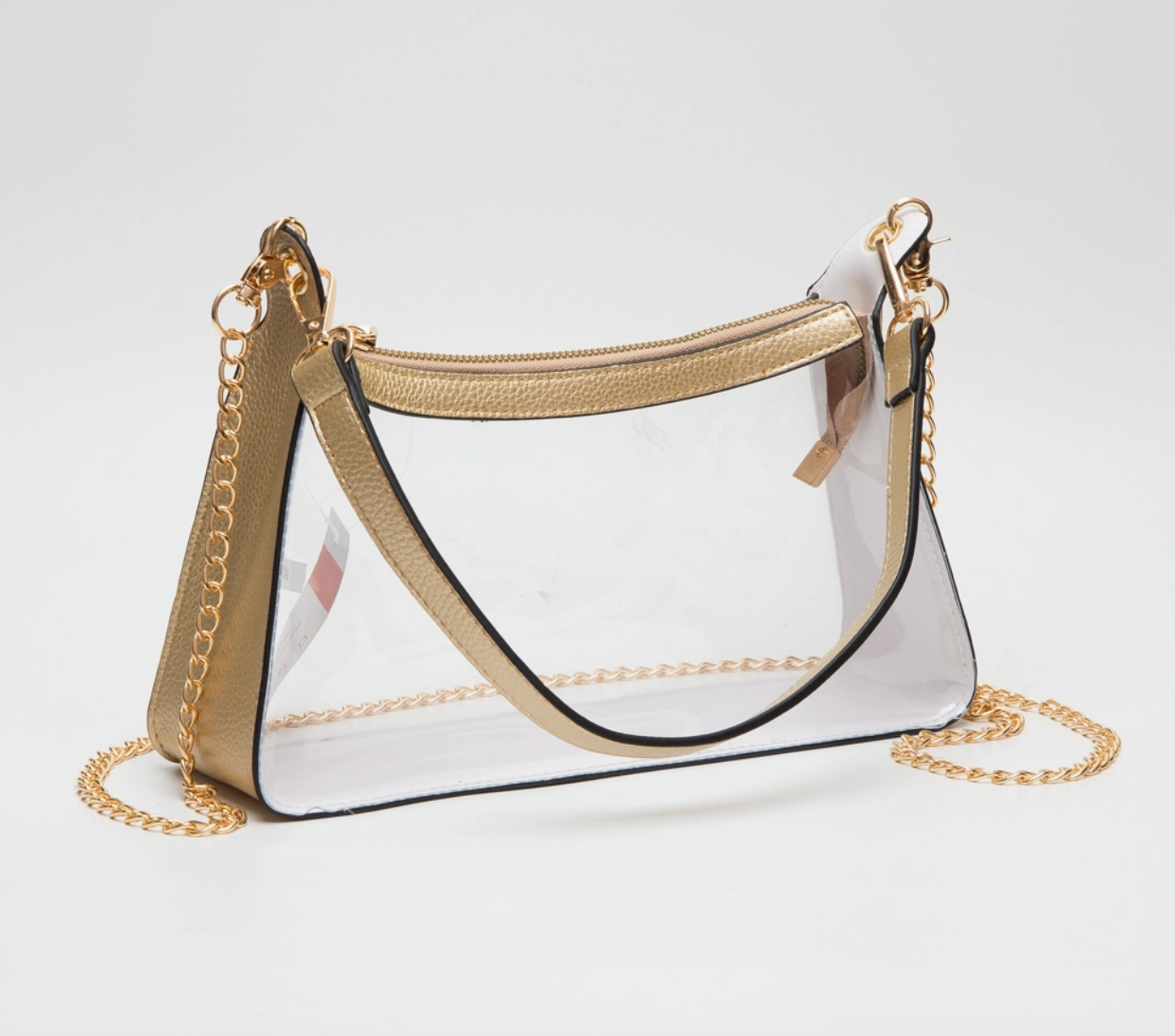 Gold Clear Purse