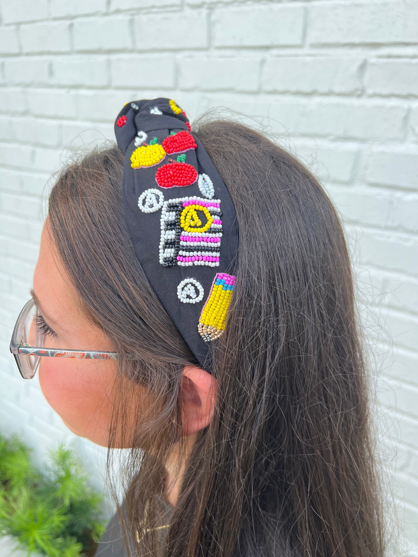 Teacher Beaded Headband