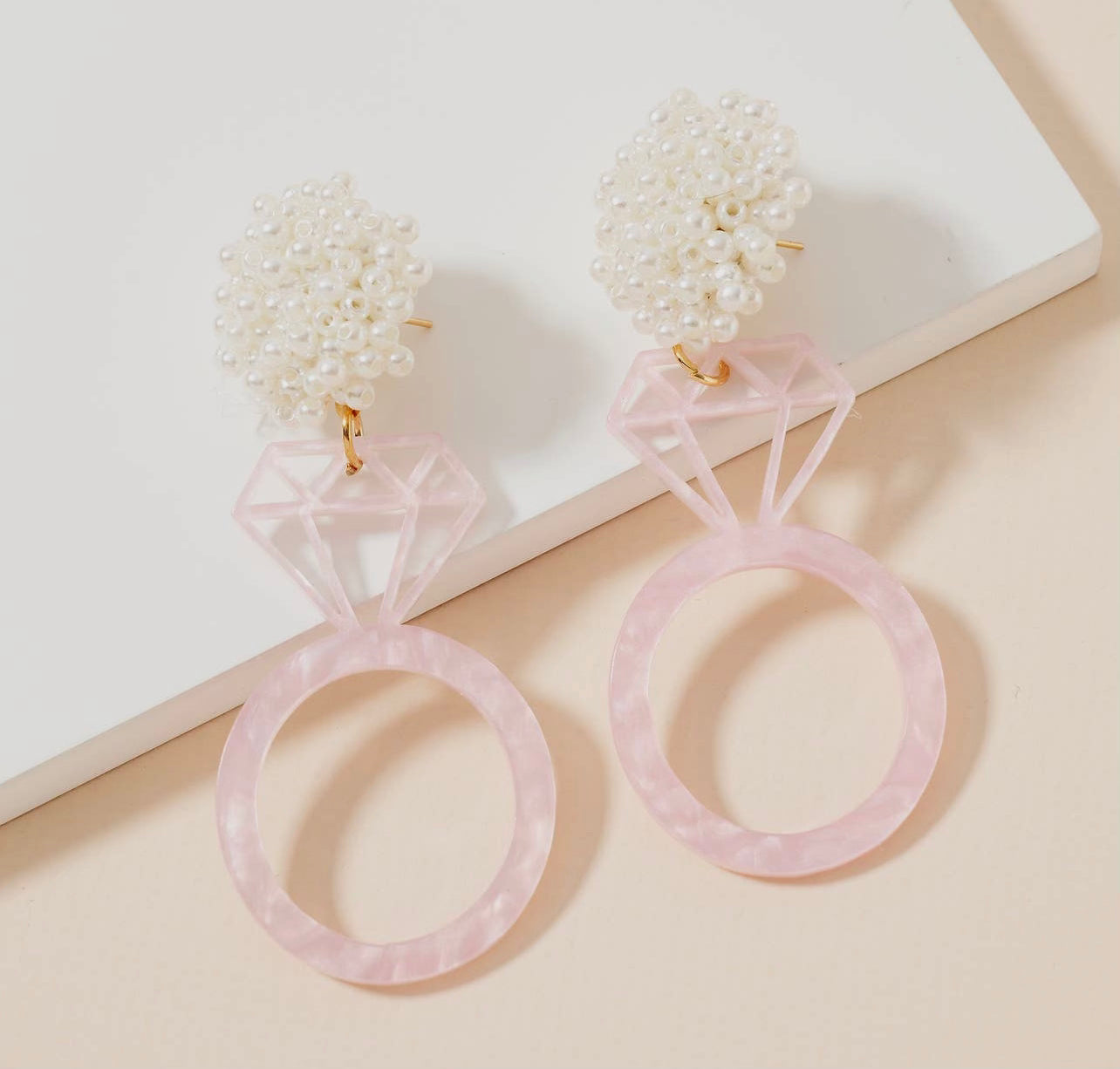 Pearl Ring Earrings