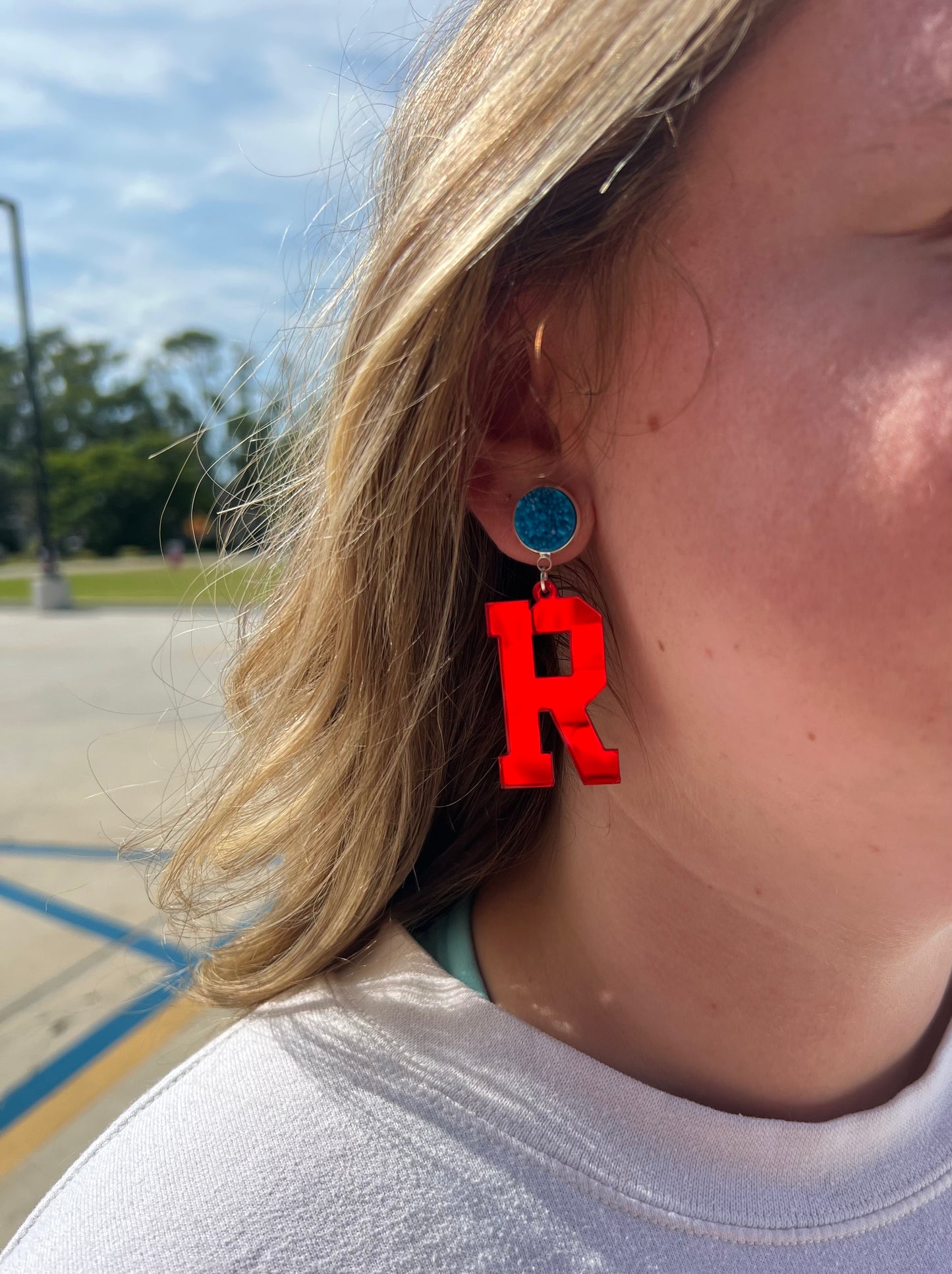 Rummel Earrings - Red