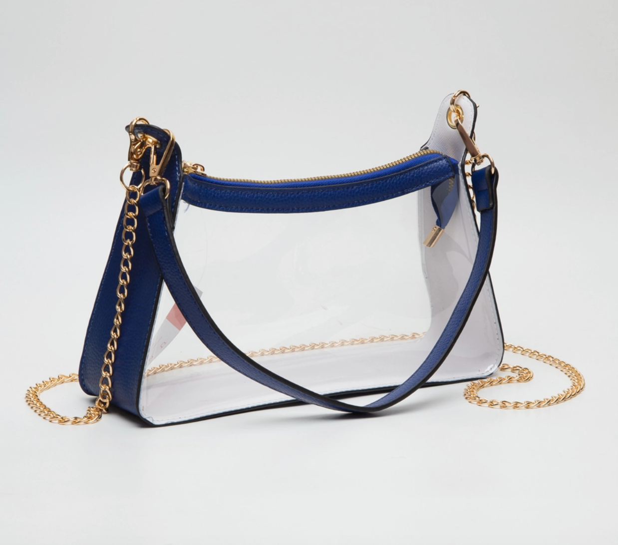 Blue Clear Purse