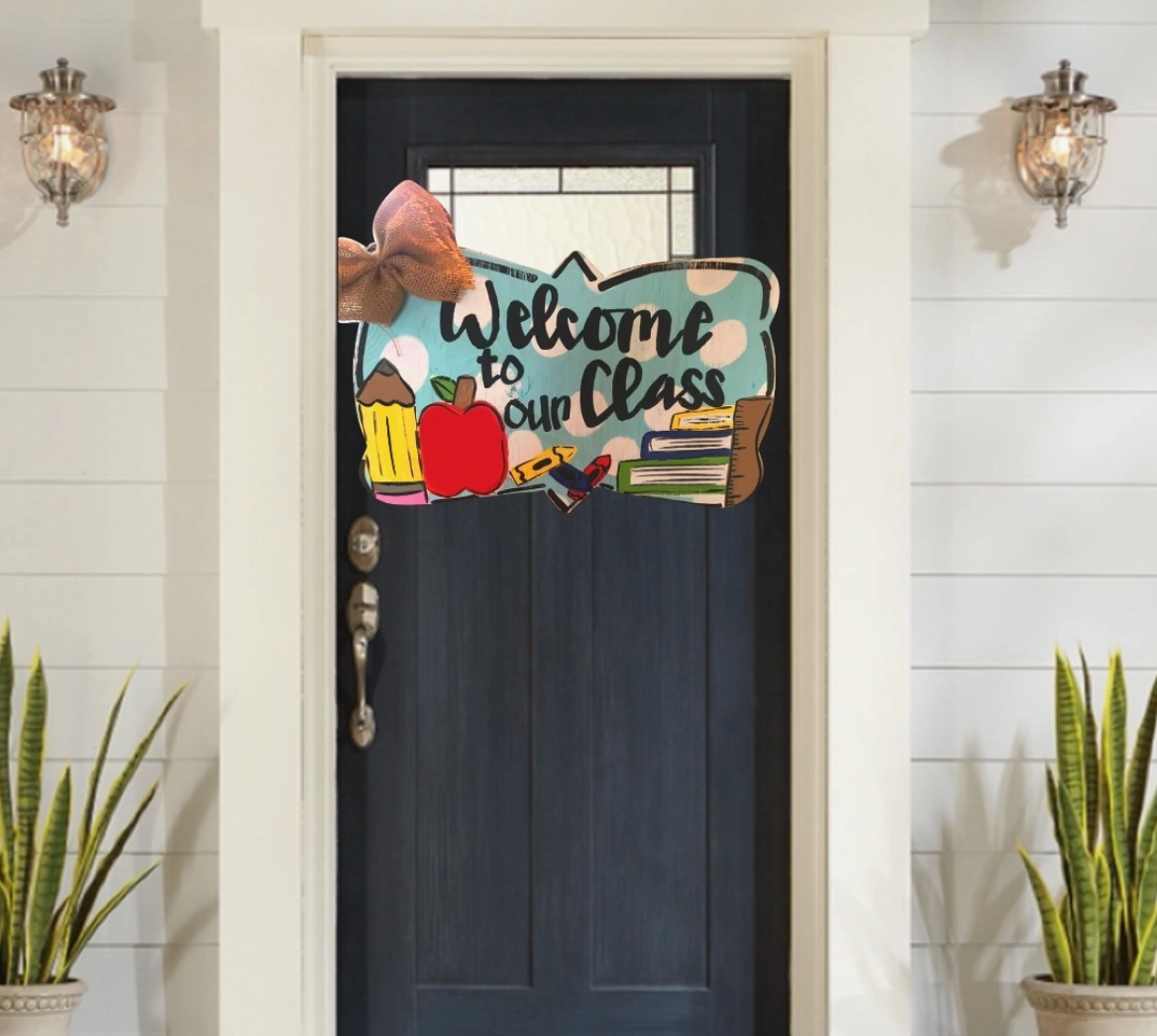 Back To School Door Hanger