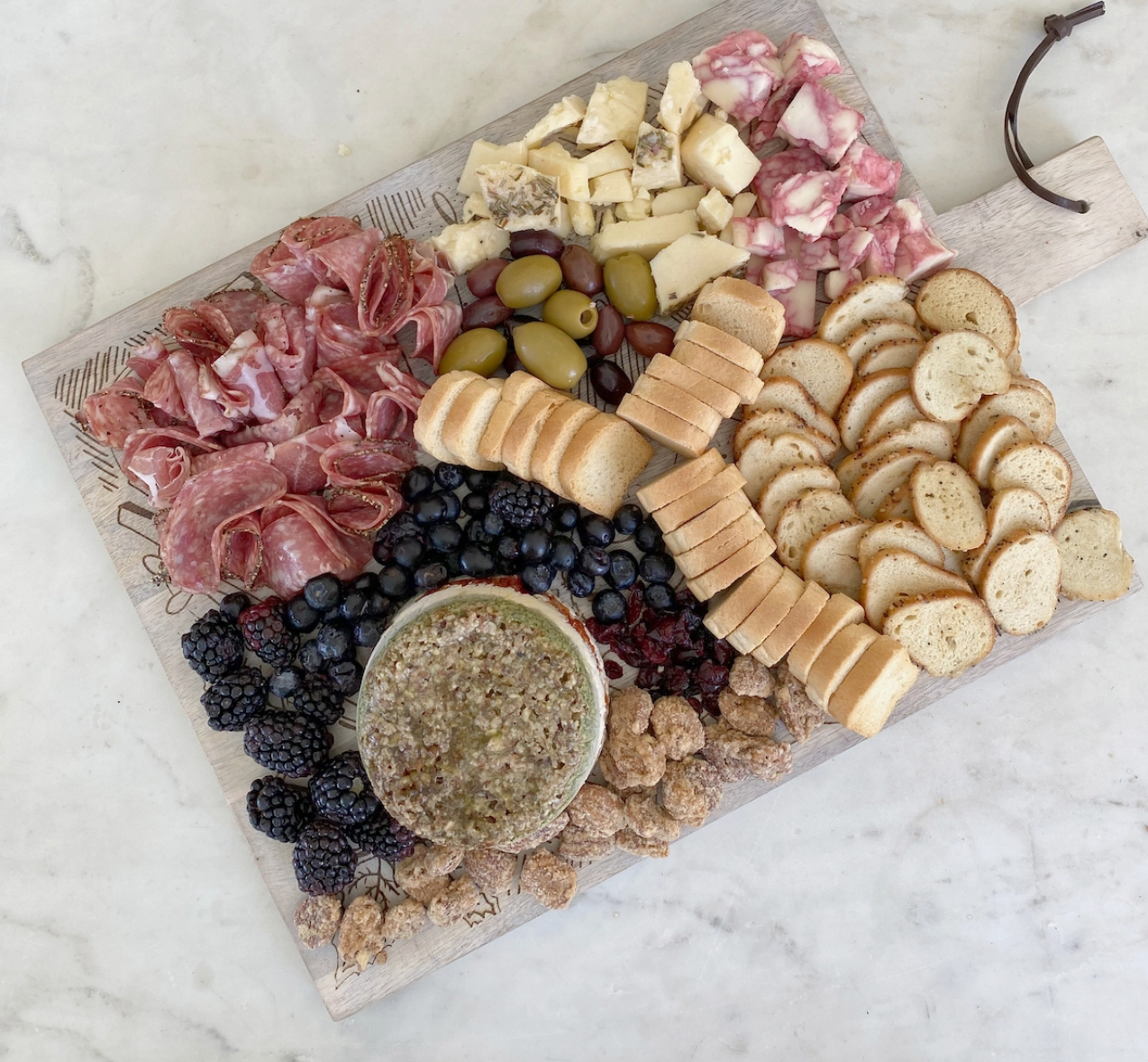 Charcuterie Serving Board - Antique White