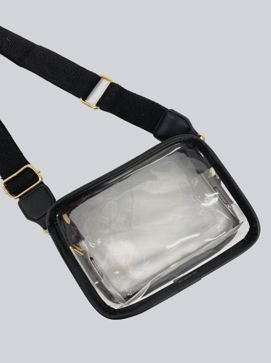 Black Clear Crossbody