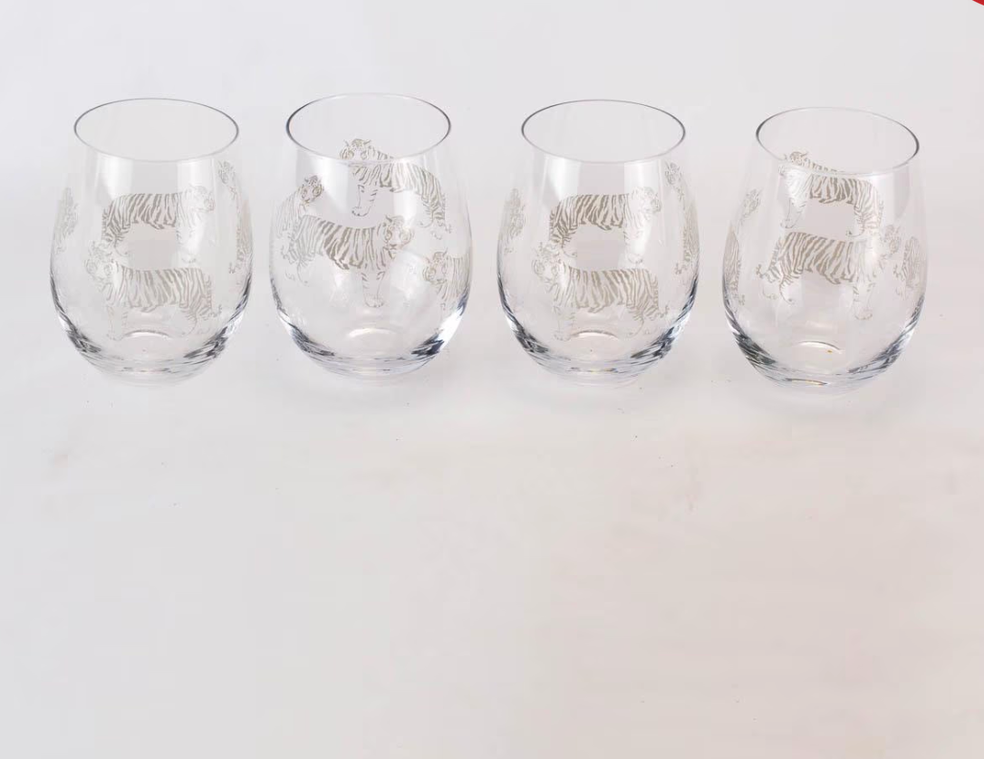 On the Prowl Wine Glass Gift Set