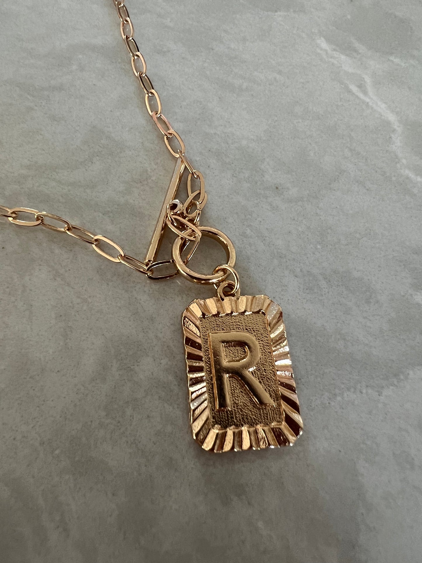 Initial Charm Necklace