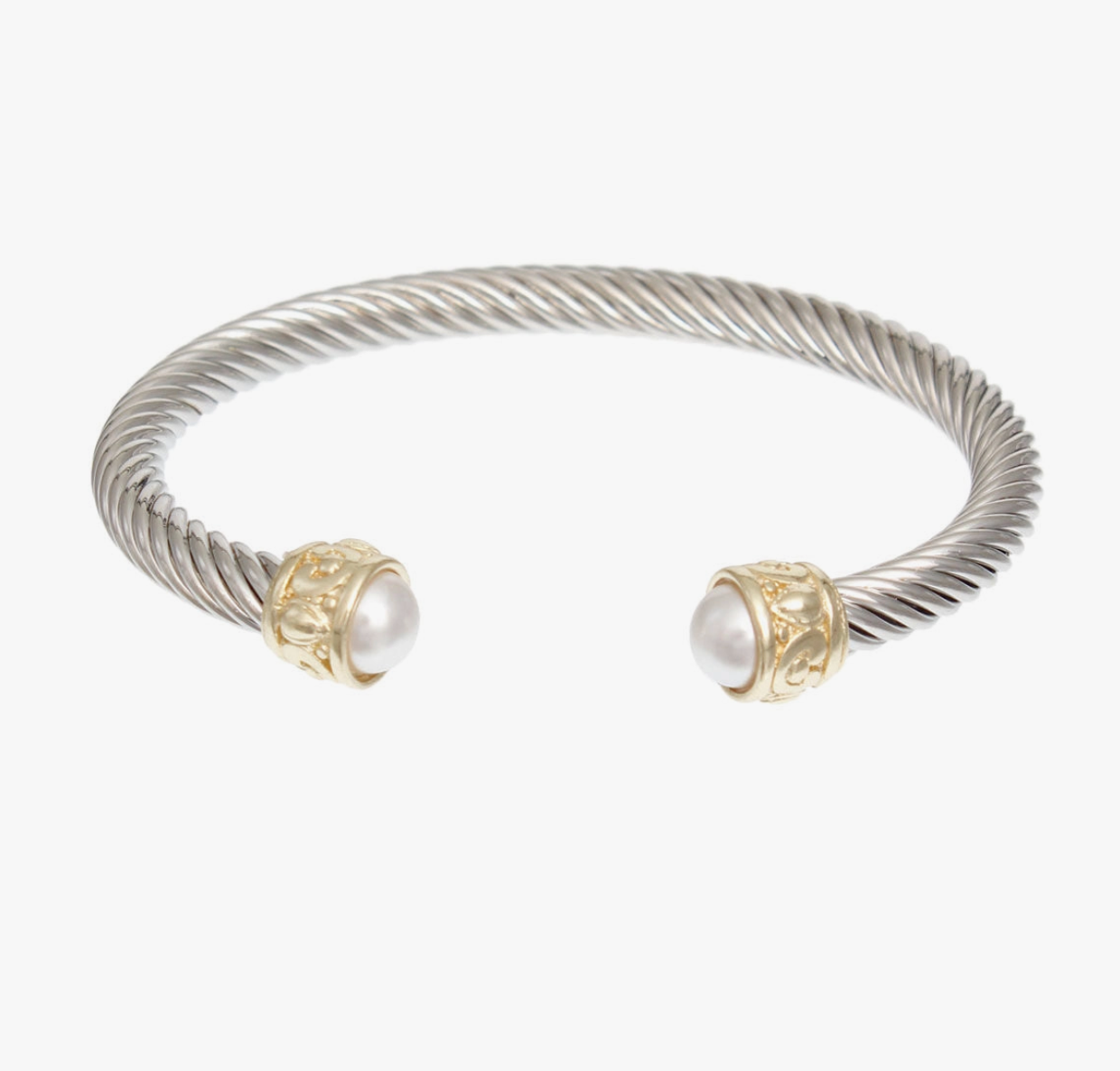 Two-toned Cable Bracelet