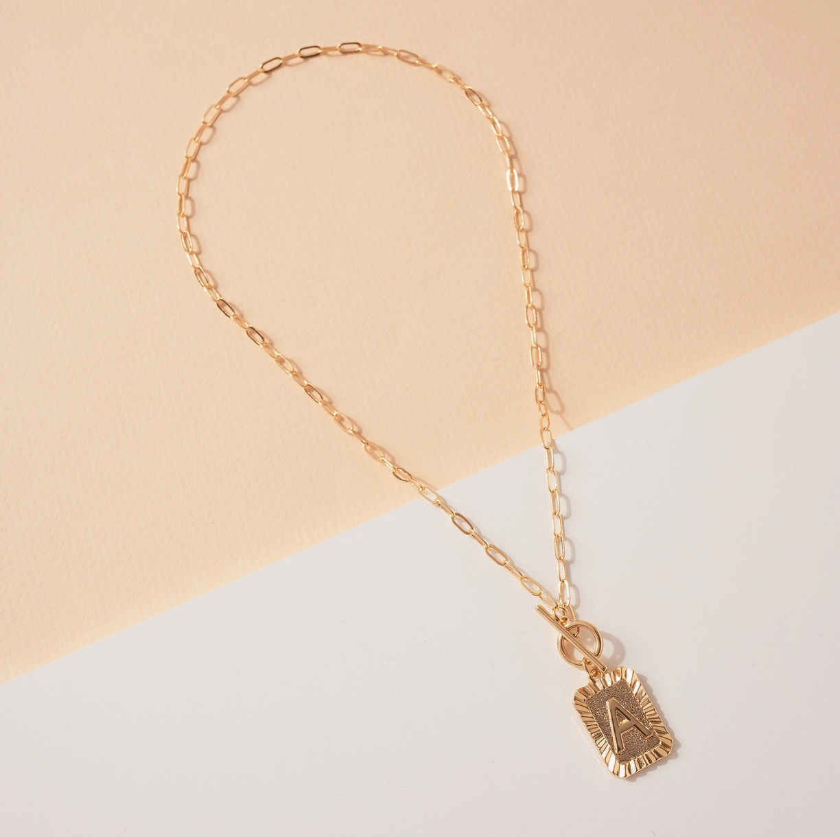 Initial Charm Necklace