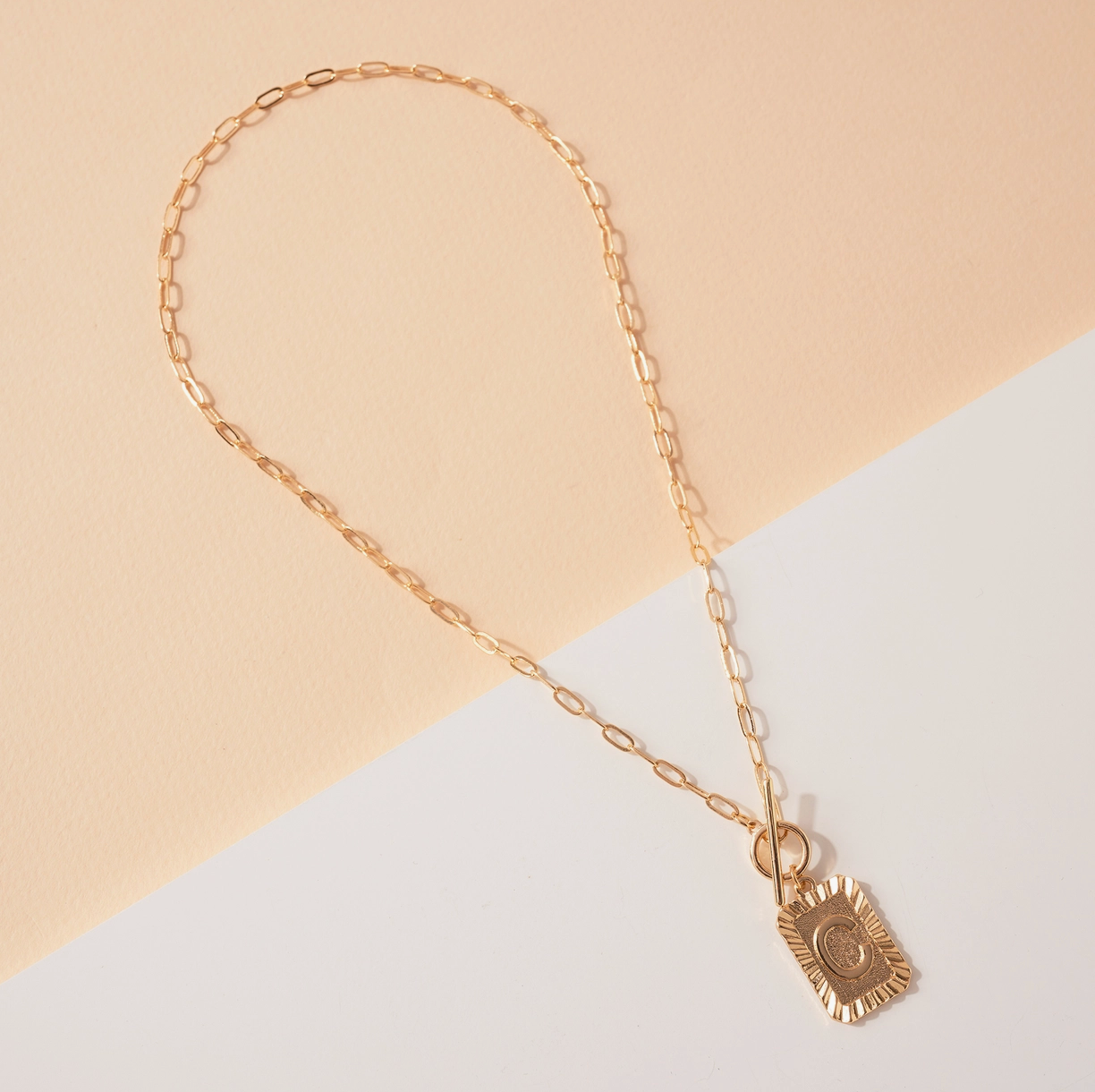 Initial Charm Necklace