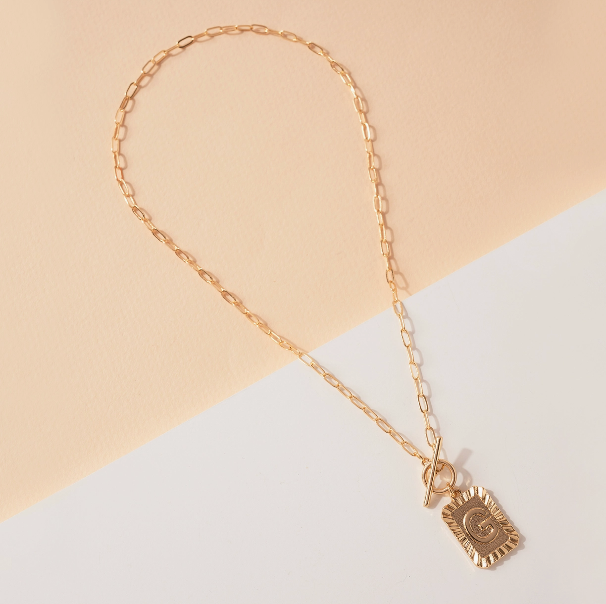 Initial Charm Necklace