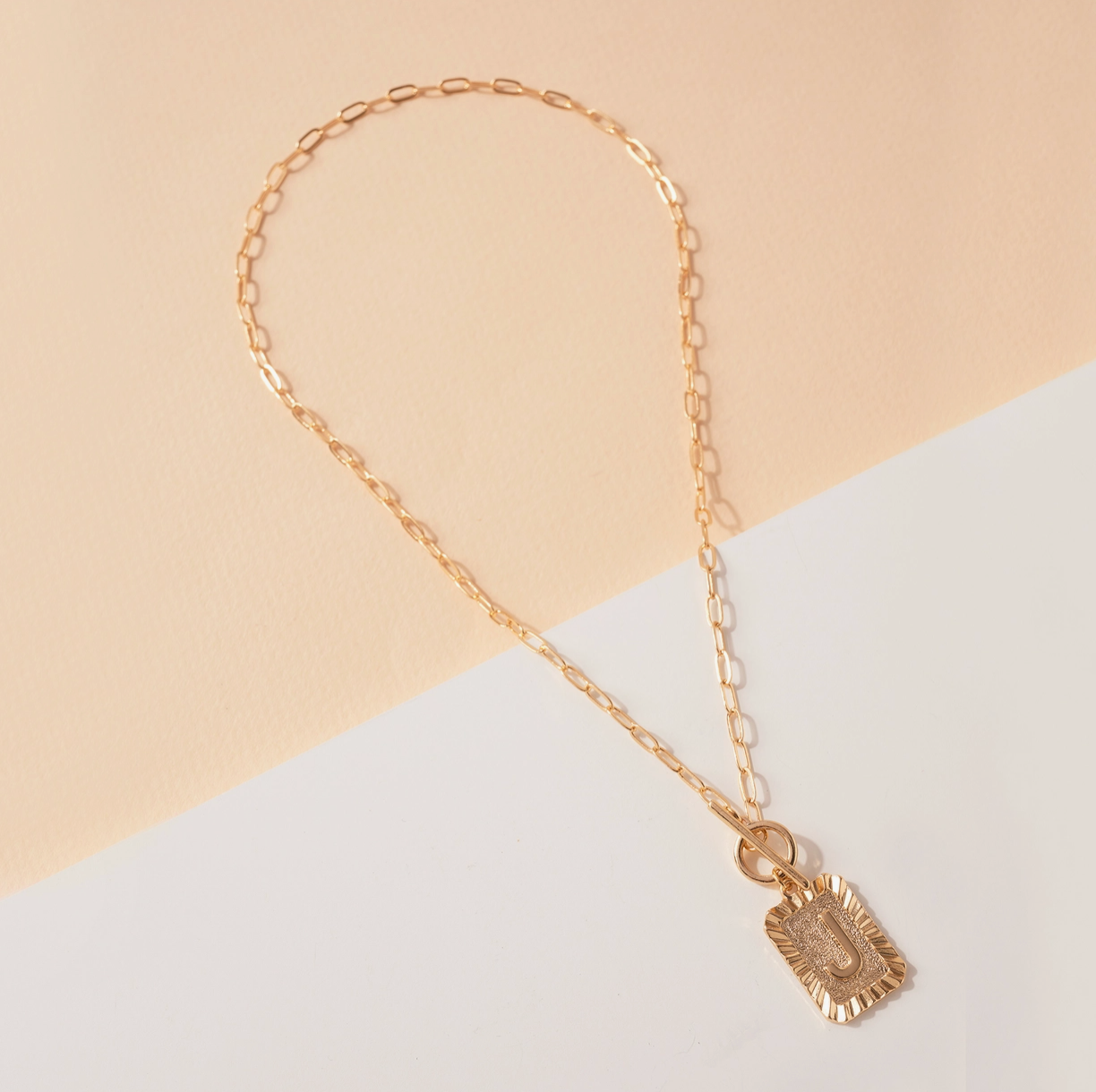 Initial Charm Necklace