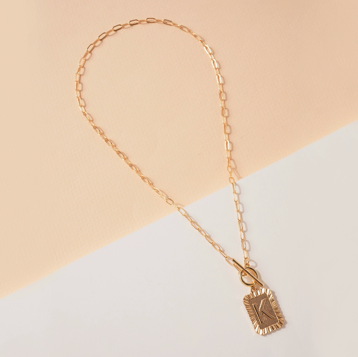 Initial Charm Necklace