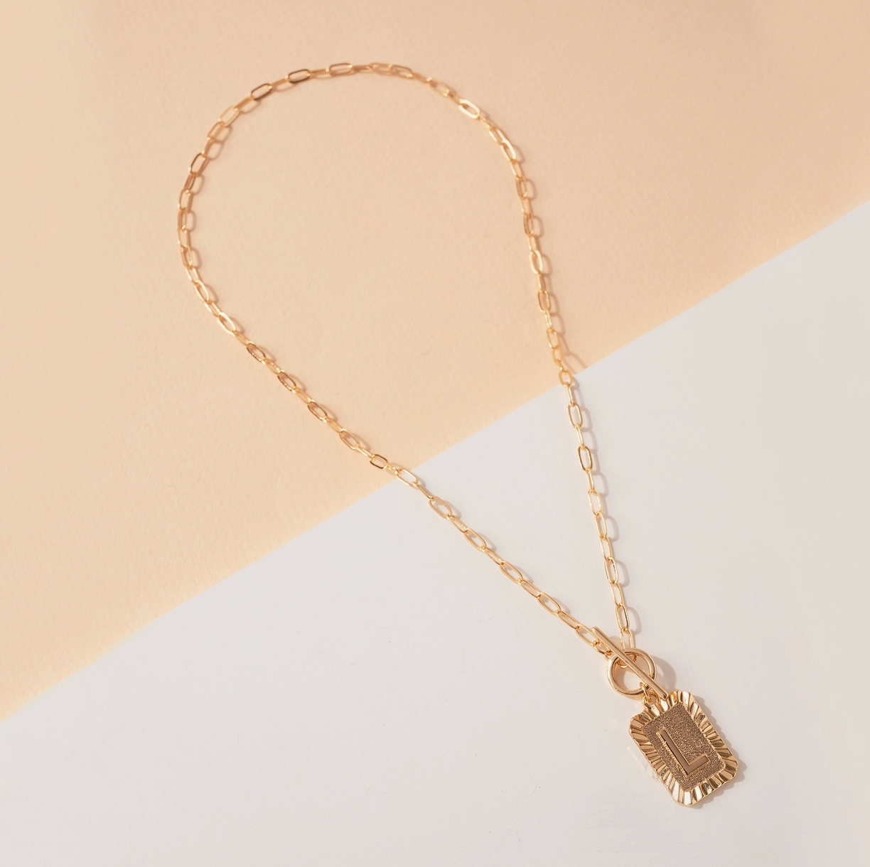 Initial Charm Necklace