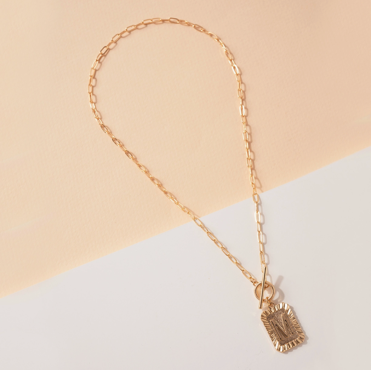 Initial Charm Necklace