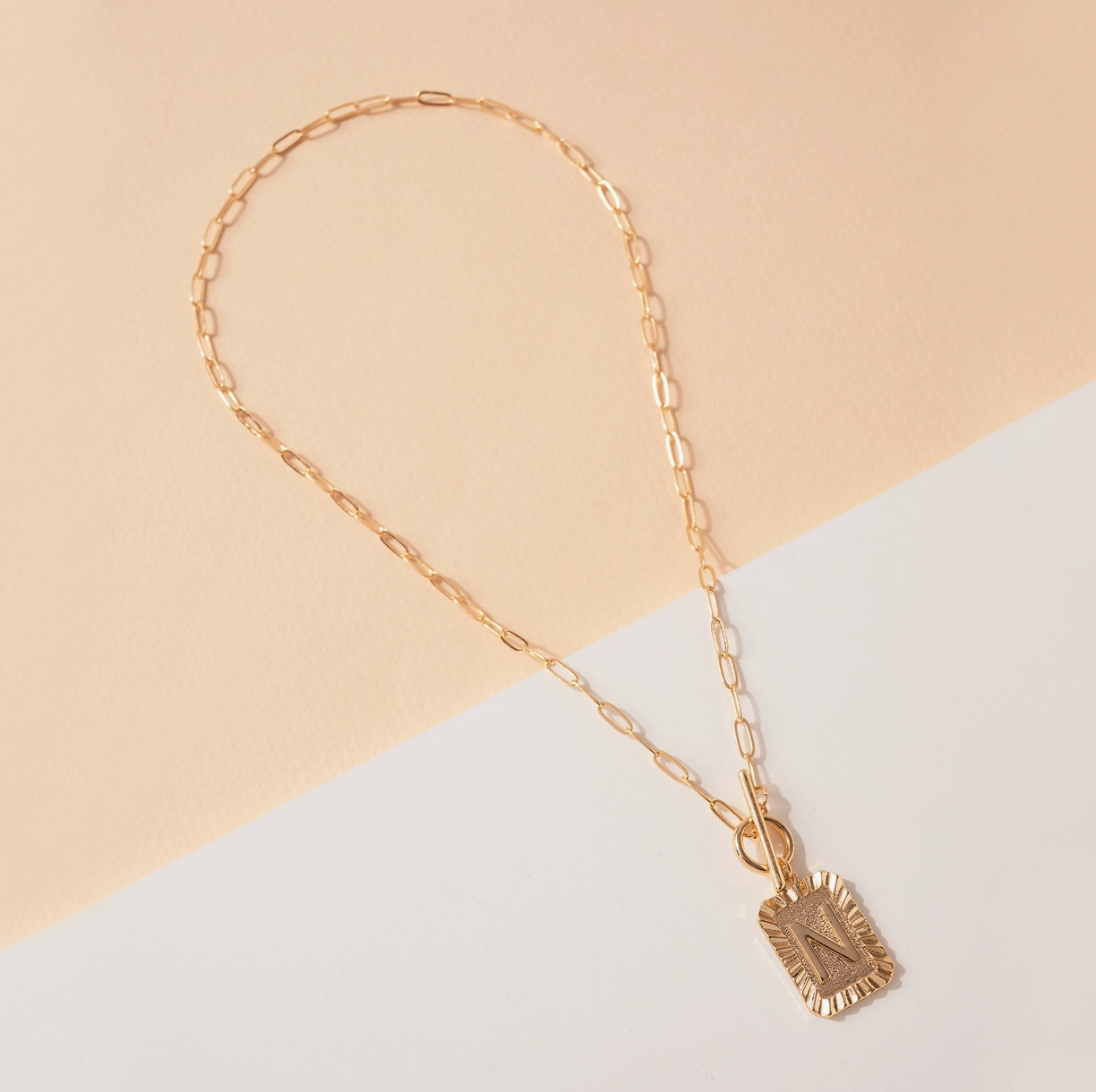 Initial Charm Necklace