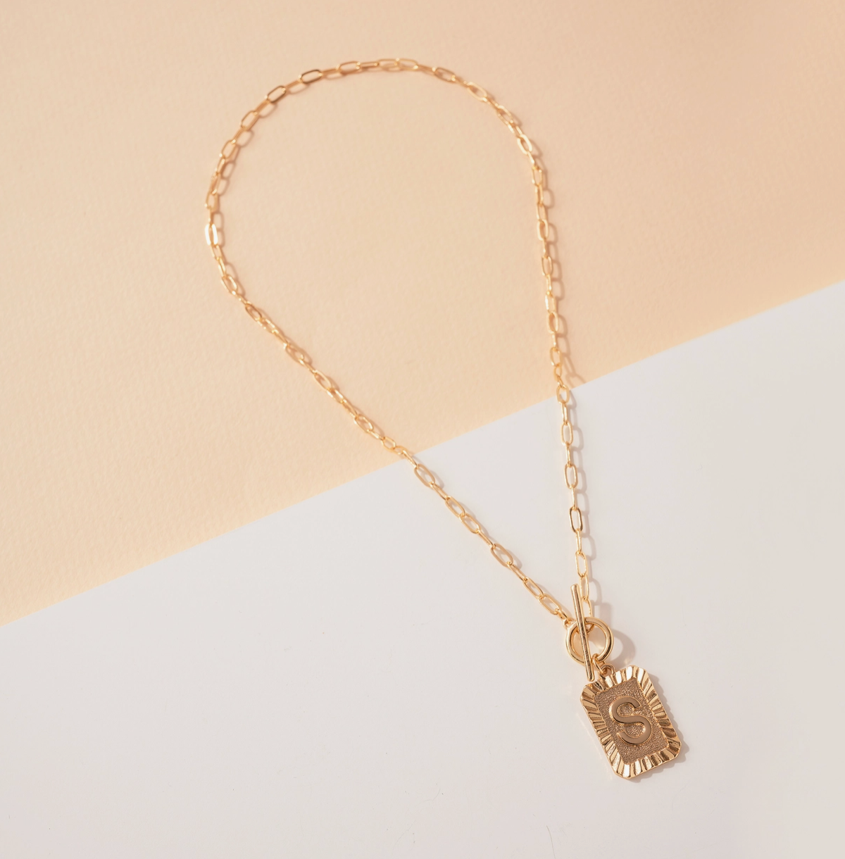 Initial Charm Necklace