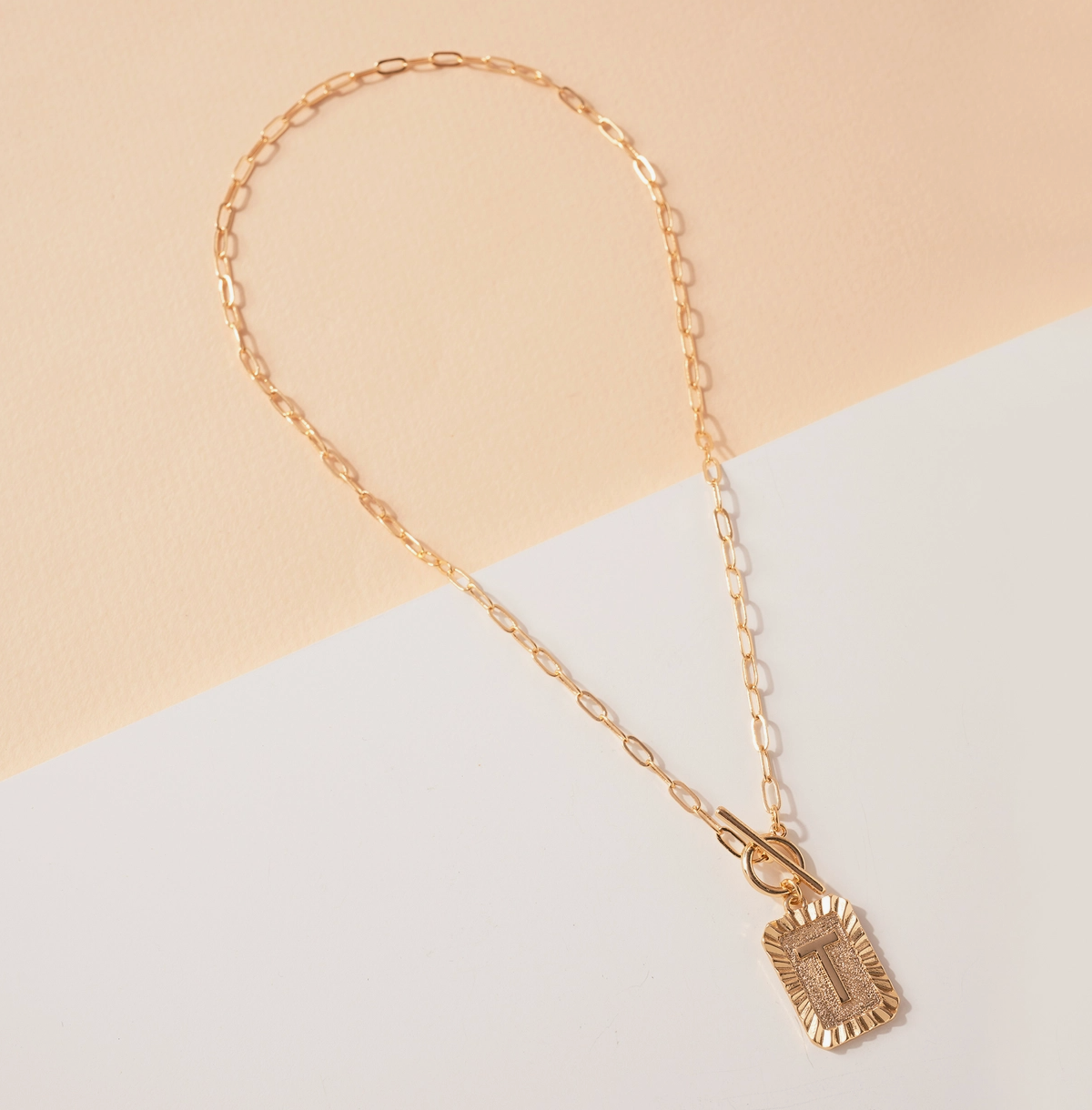 Initial Charm Necklace