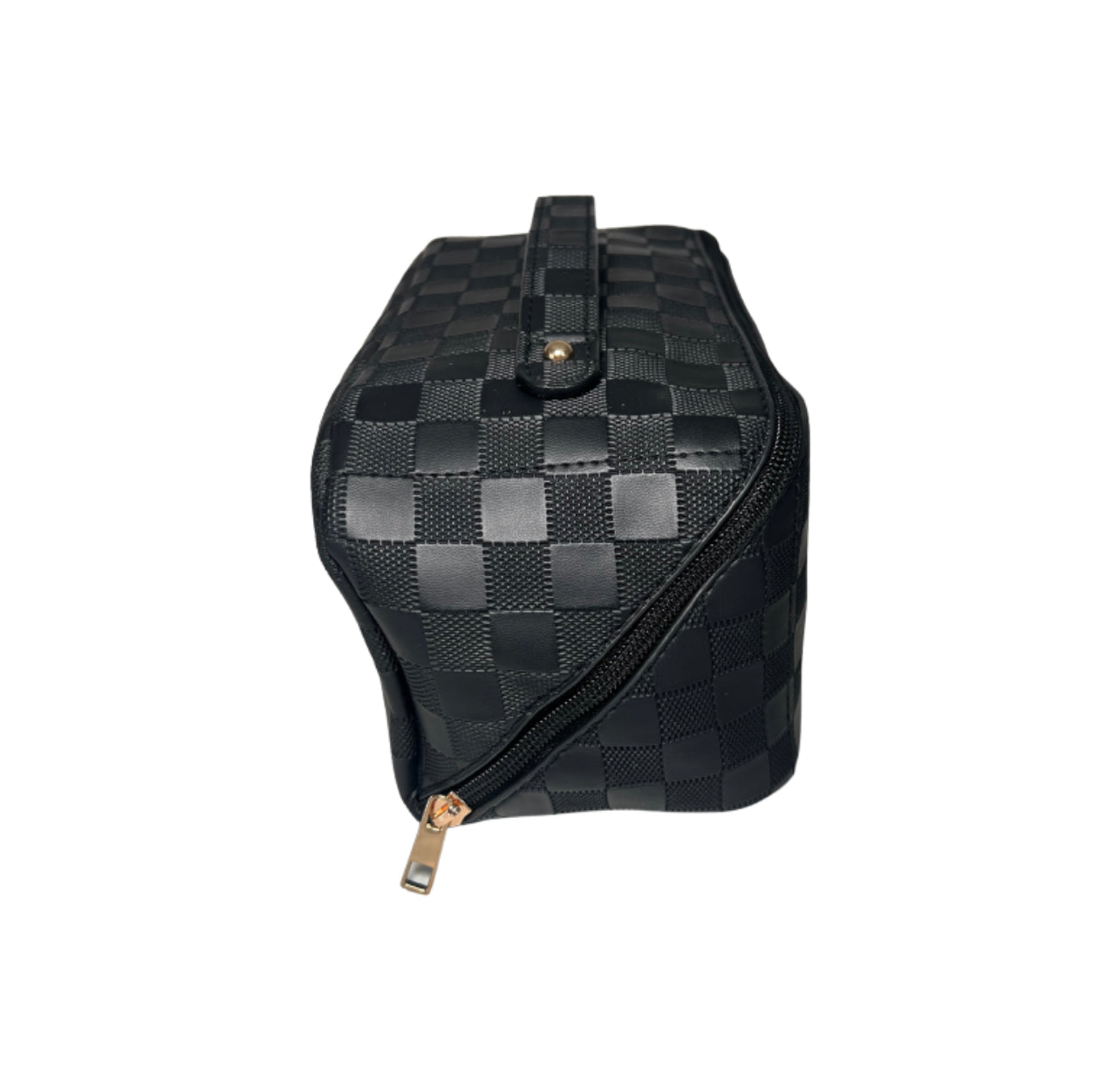 Black Leather Travel Bag