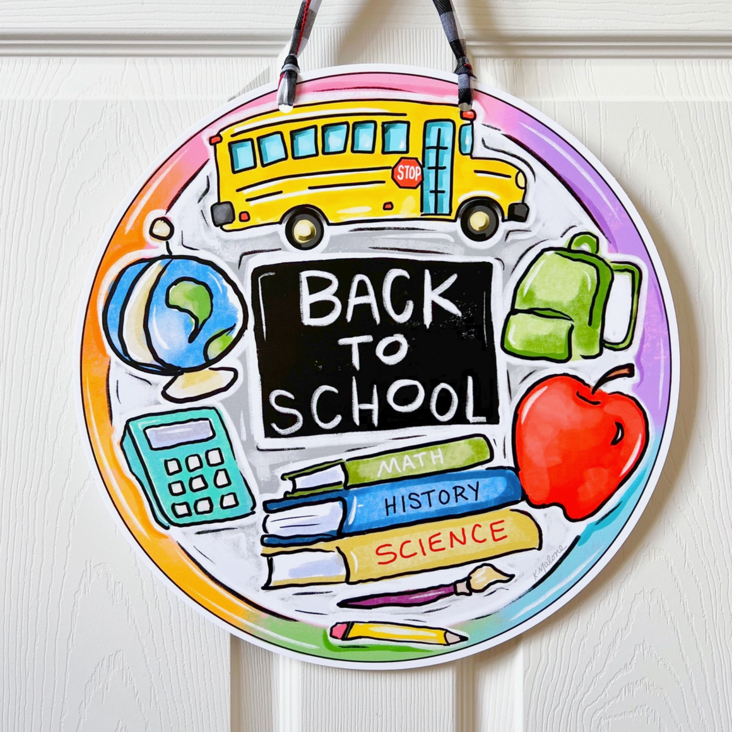 Back to School Classroom Door Hanger