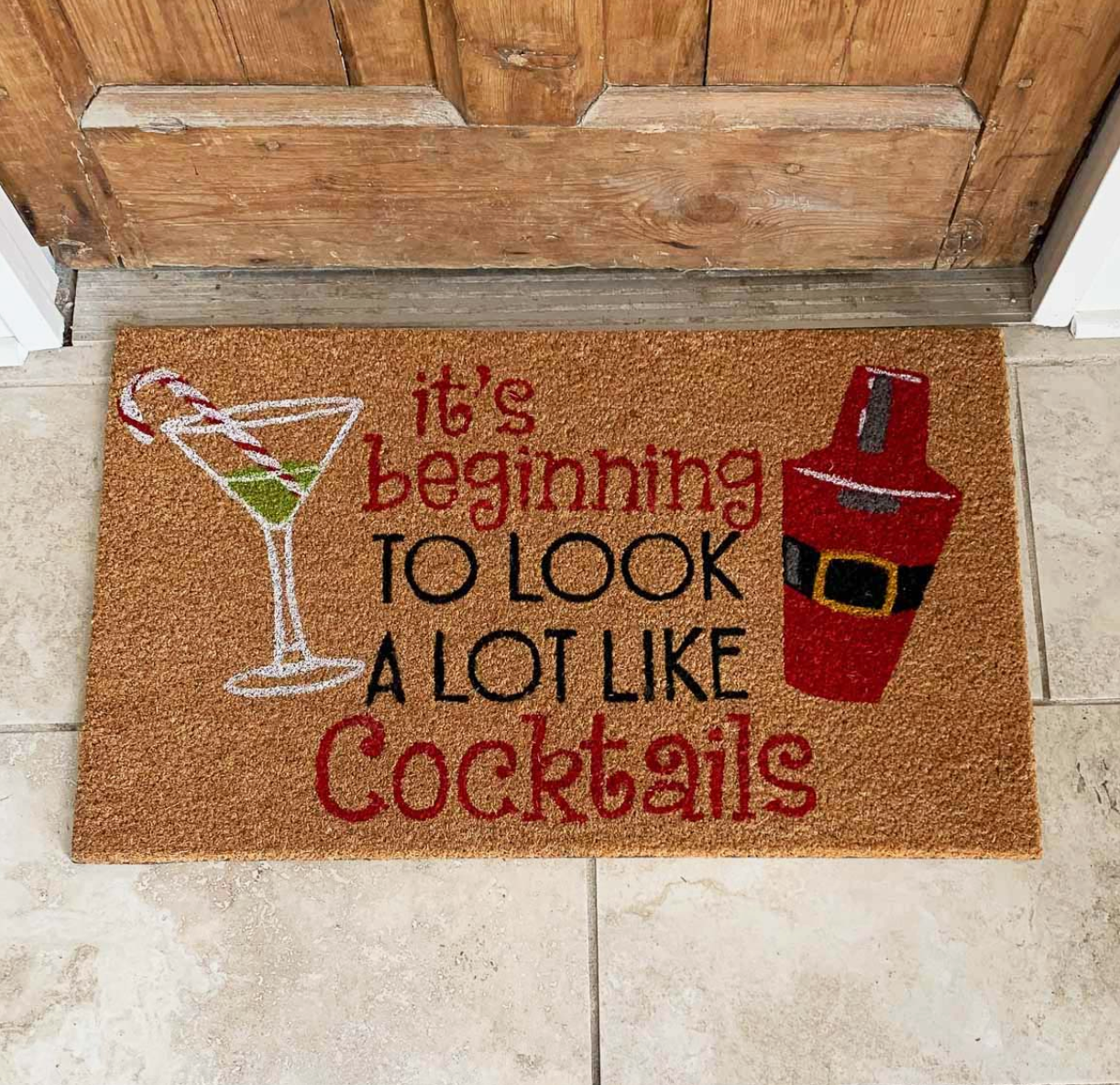 Look Like Cocktails Coir Doormat