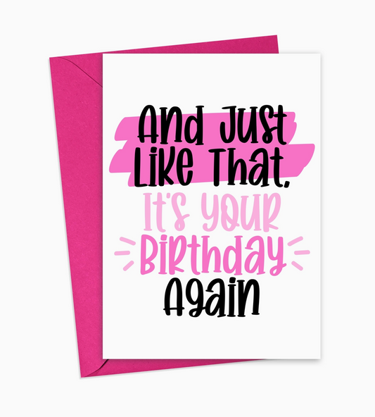 Funny Birthday Card for Her