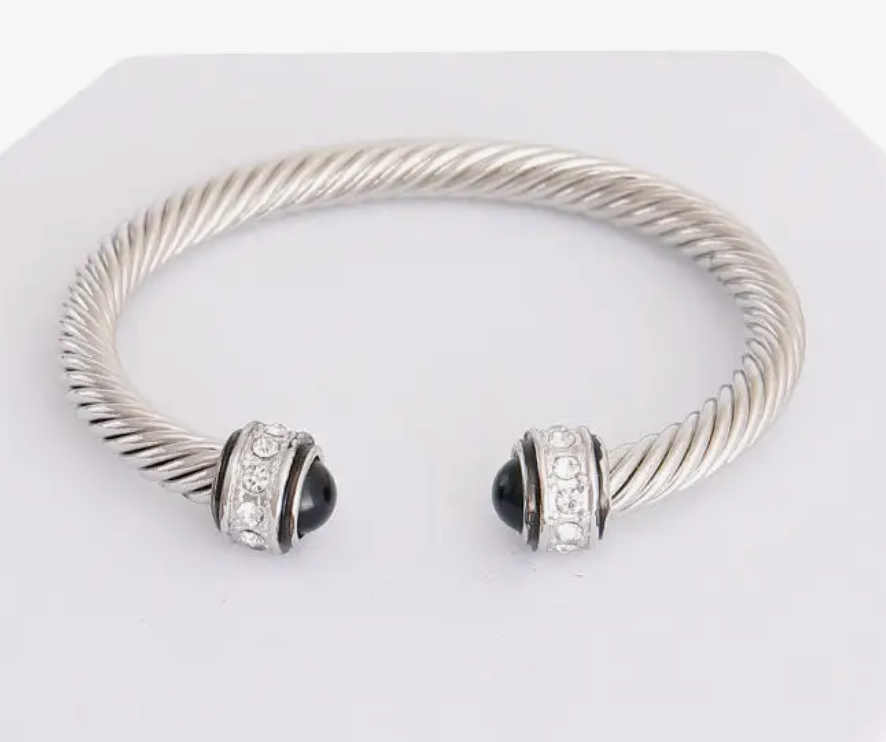 Two-toned Cable Bracelet